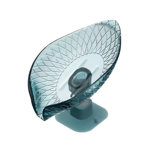 Leaf Shaped Soap Dish Suction Cup Soap Dish Holder Soap Box Sponge Soap Holder Storage Tray Soap Container Bathroom Accessories